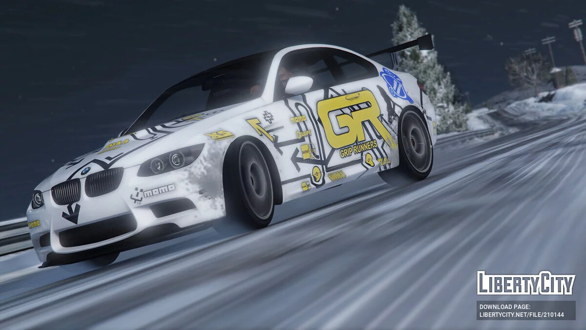 BMW M3 E92 GTS (Ray Krieger's Vinyl) Grip King's / GTA 5