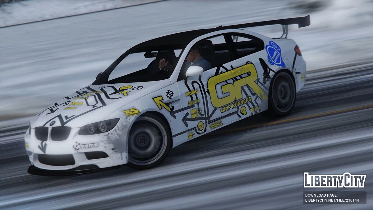 BMW M3 E92 GTS (Ray Krieger's Vinyl) Grip King's / GTA 5