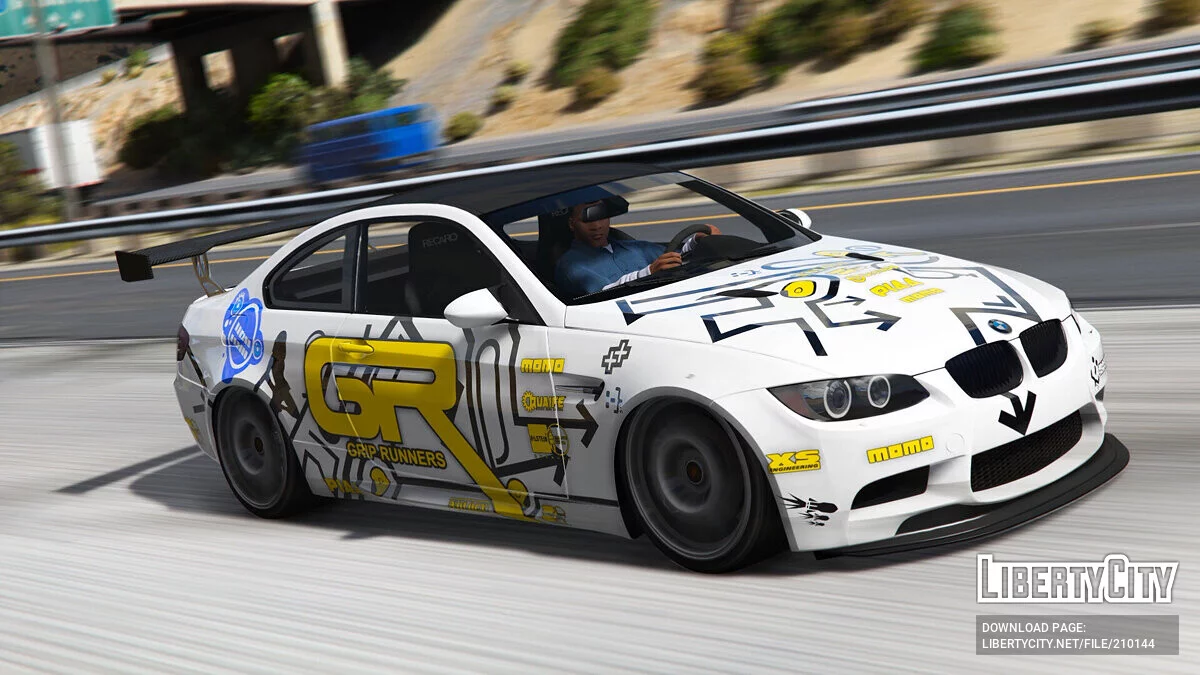 BMW M3 E92 GTS (Ray Krieger's Vinyl) Grip King's / GTA 5