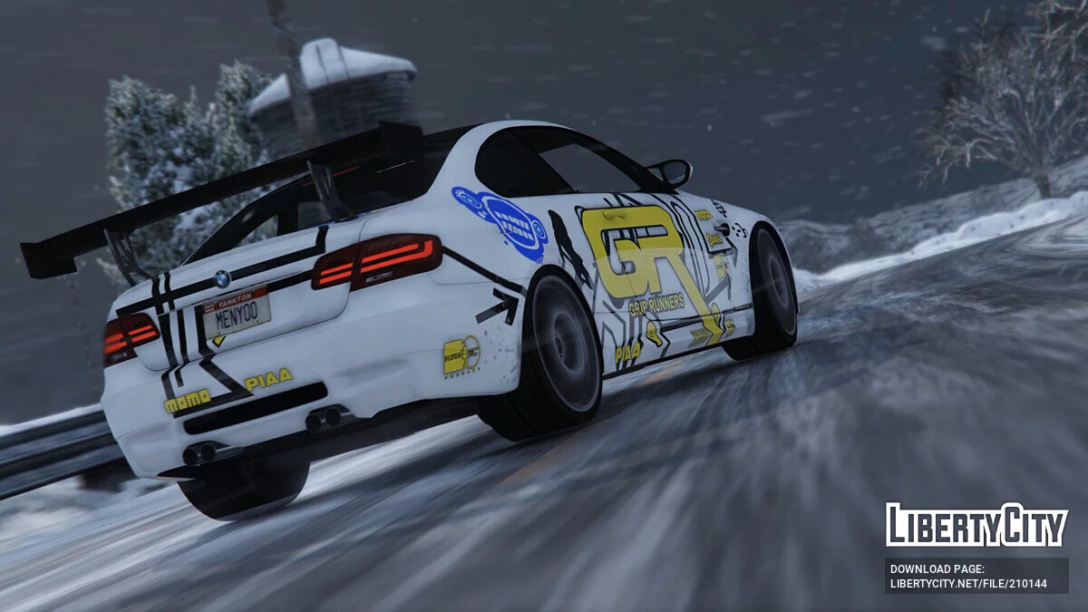 BMW M3 E92 GTS (Ray Krieger's Vinyl) Grip King's / GTA 5
