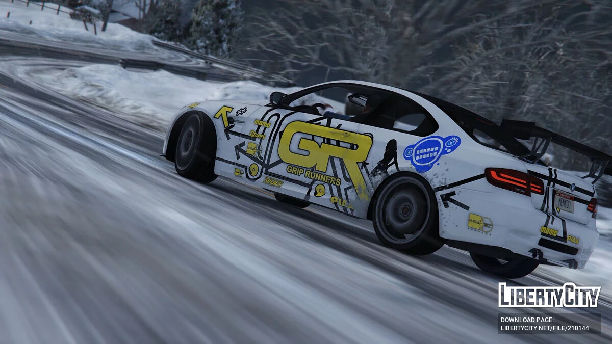 BMW M3 E92 GTS (Ray Krieger's Vinyl) Grip King's / GTA 5