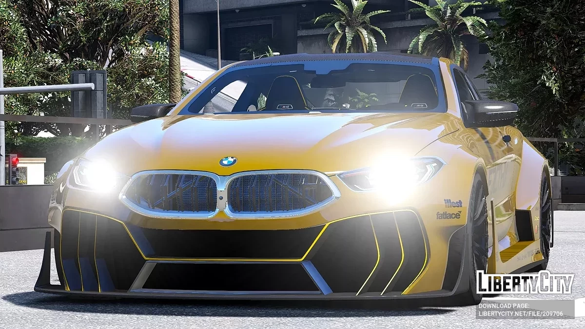 BMW M8 Competition Widebody Custom v1.1 / GTA 5