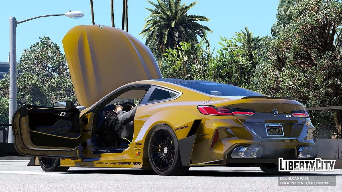 BMW M8 Competition Widebody Custom v1.1 / GTA 5