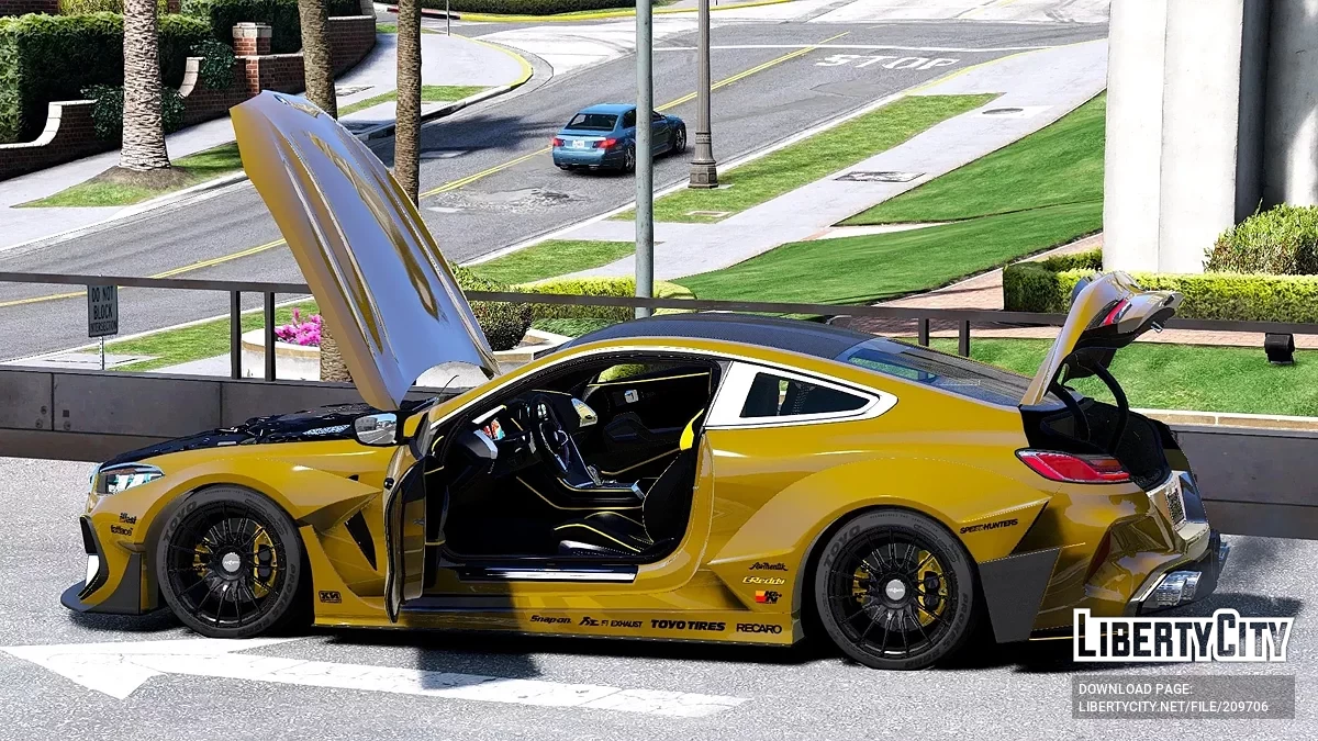 BMW M8 Competition Widebody Custom v1.1 / GTA 5