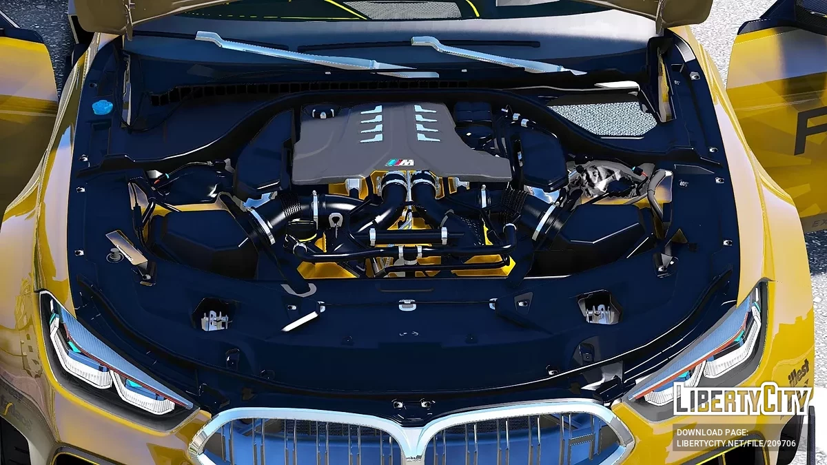 BMW M8 Competition Widebody Custom v1.1 / GTA 5