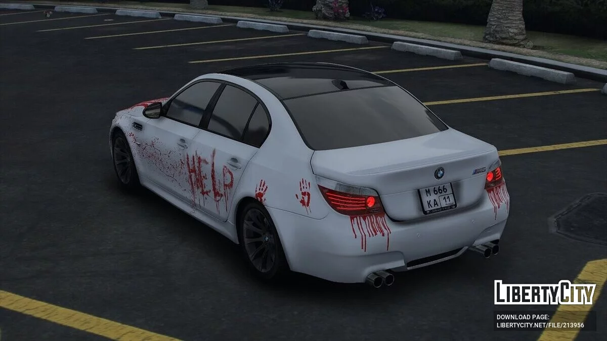 2009 BMW M5 E60 [Add-On | RU Plate | Extras | Livery] / GTA 5
