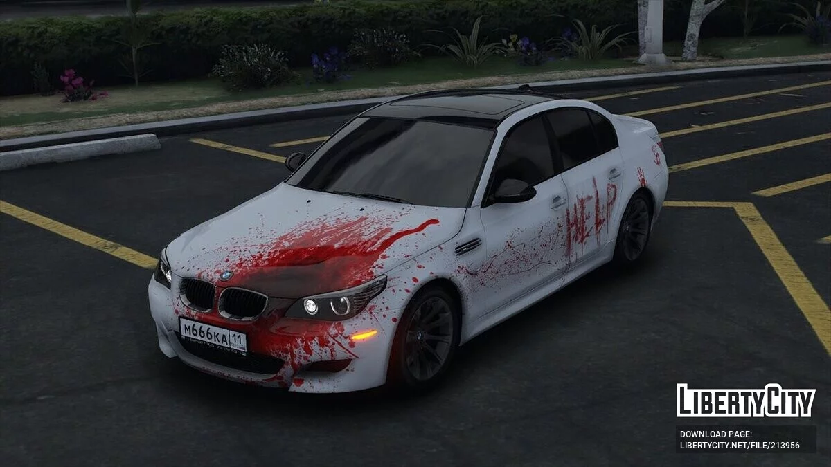 2009 BMW M5 E60 [Add-On | RU Plate | Extras | Livery] / GTA 5