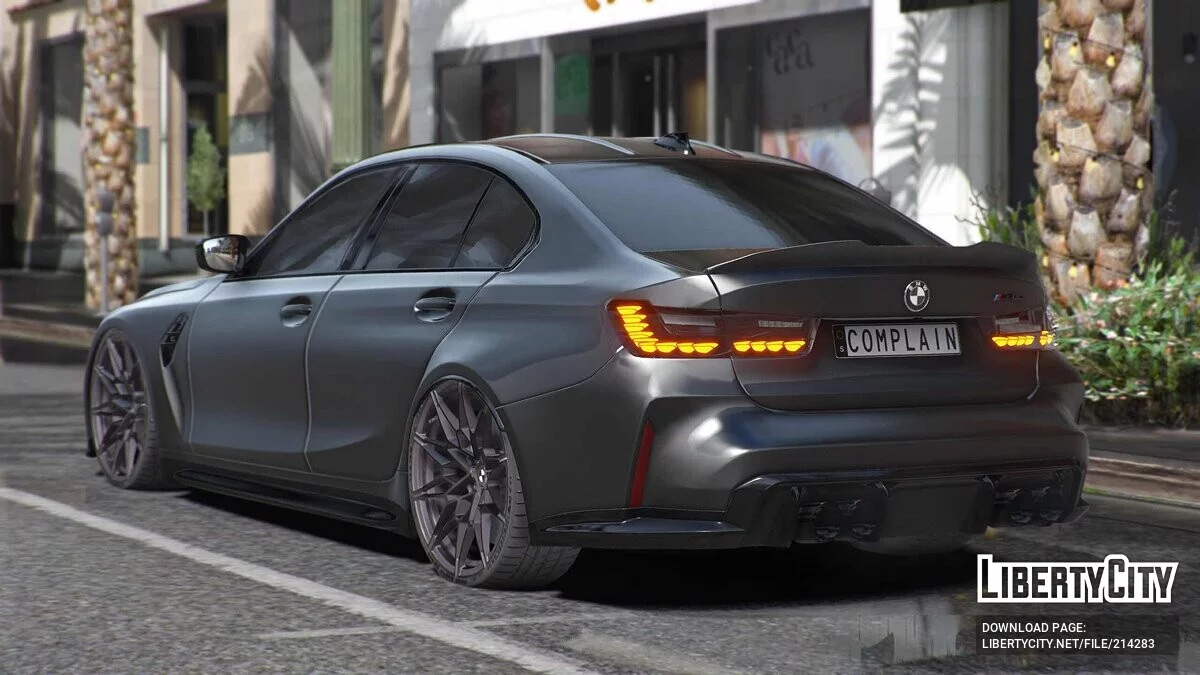 BMW M3CS G80 Blacked Out Edition 5 Seater v2 / GTA 5