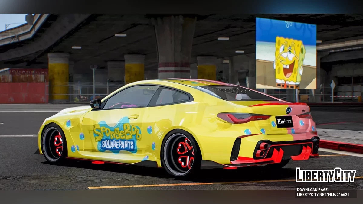 BMW M4 Spongbob Patrick / GTA 5