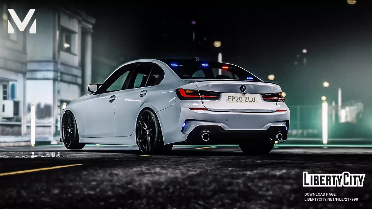 2019 BMW 320i M G20 Unmarked / GTA 5