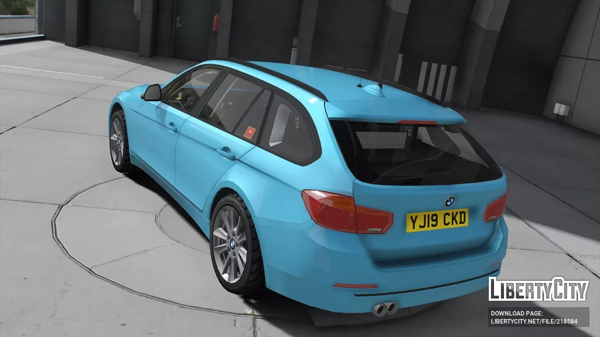 2019 BMW 330D Touring Unmarked / GTA 5