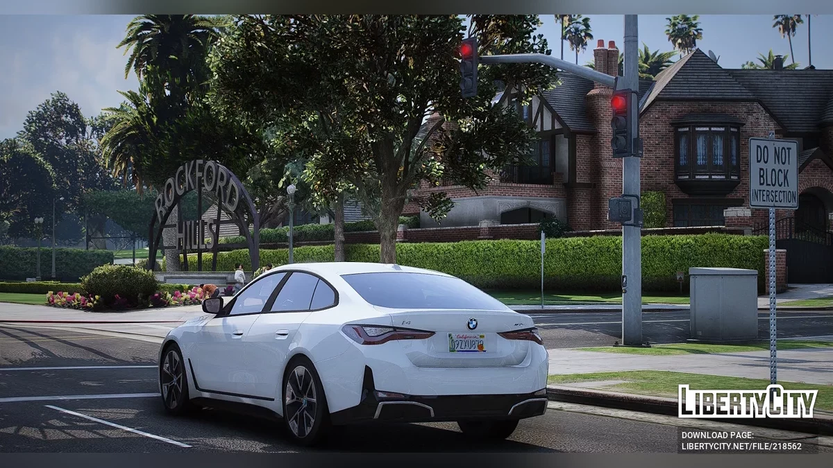 2022 BMW I4 Gran Coupe Unmarked / GTA 5