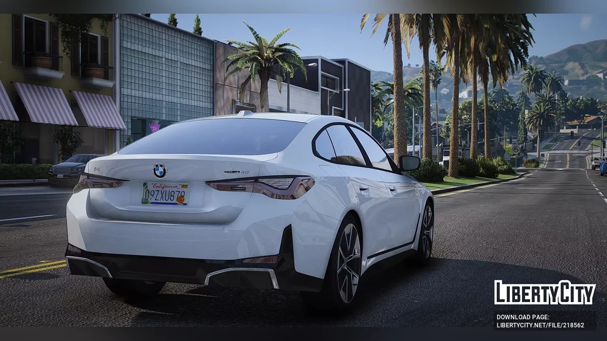 2022 BMW I4 Gran Coupe Unmarked / GTA 5