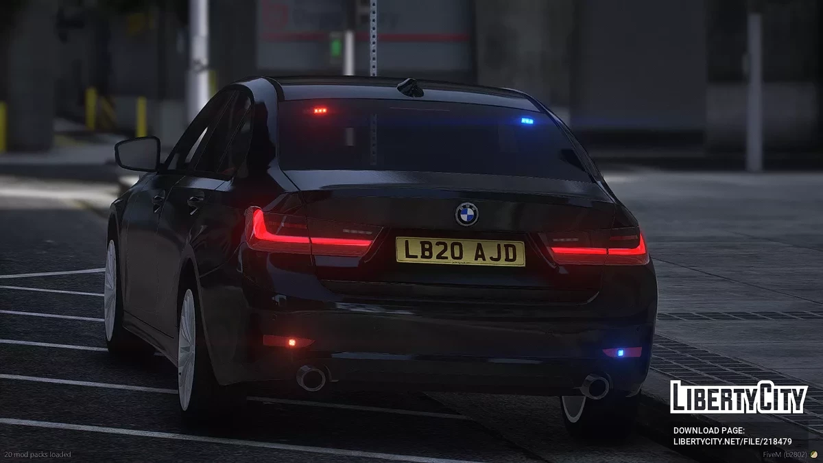 BMW 3 Series G20 Unmarked / GTA 5