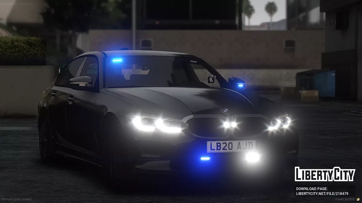 BMW 3 Series G20 Unmarked / GTA 5