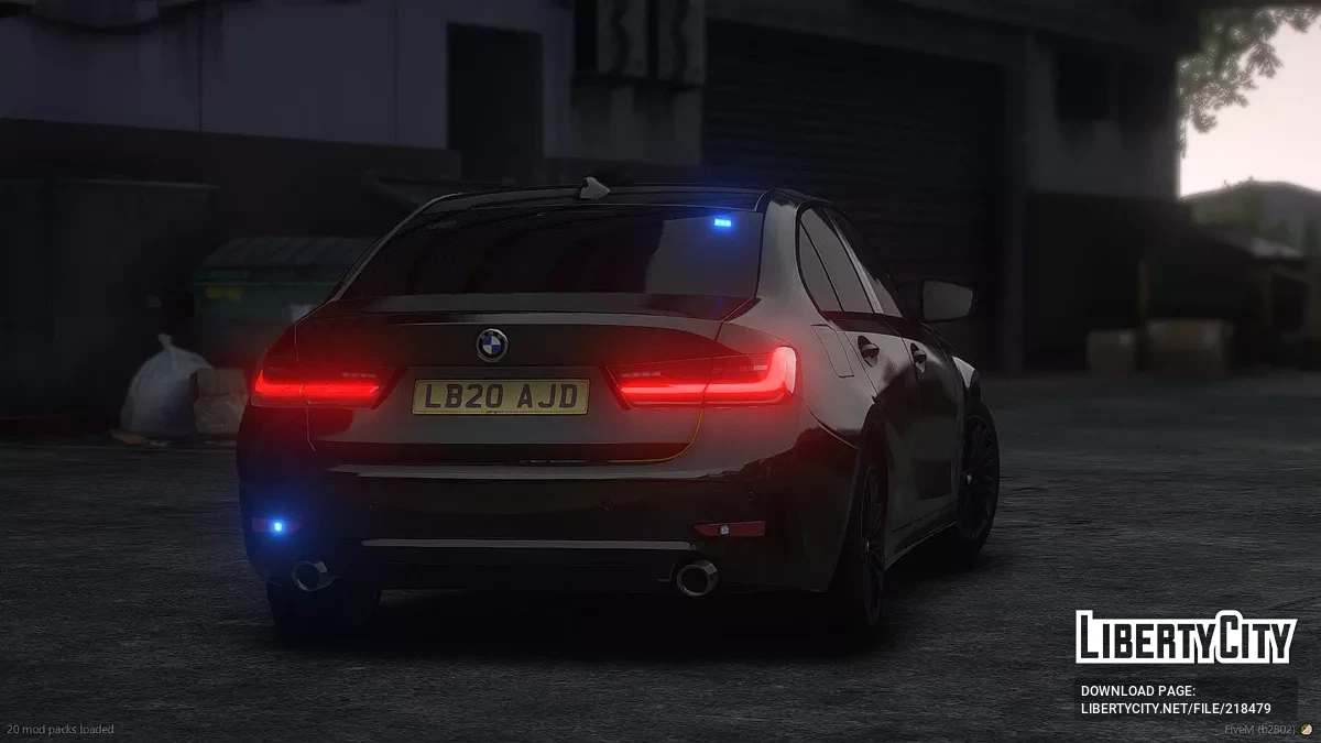 BMW 3 Series G20 Unmarked / GTA 5