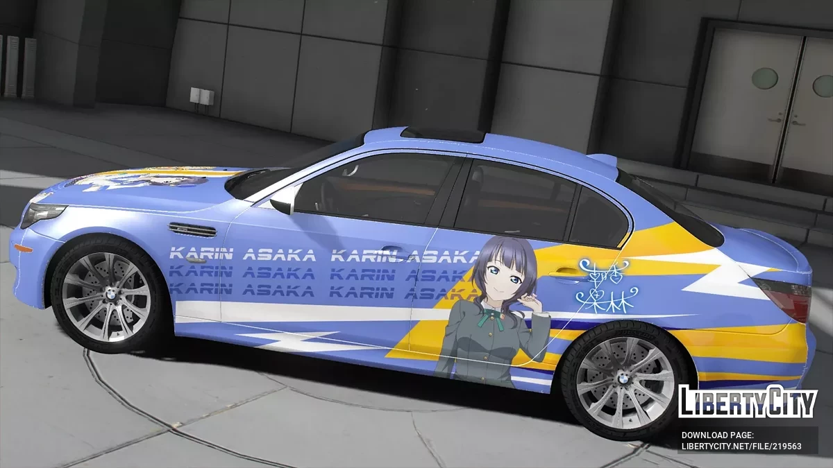 BMW M5 E60 2009 Karin Asaka Love Live Nijigasaki School Ido Club / GTA 5