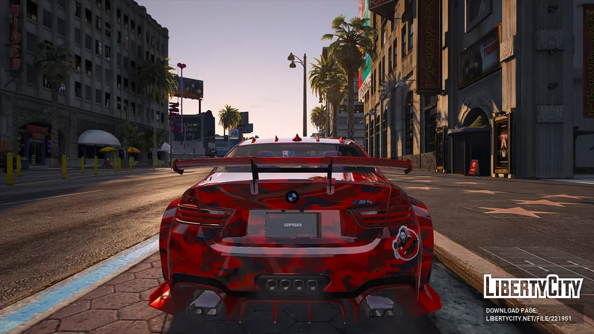 BMW F82 M4 Red v1.1 / GTA 5