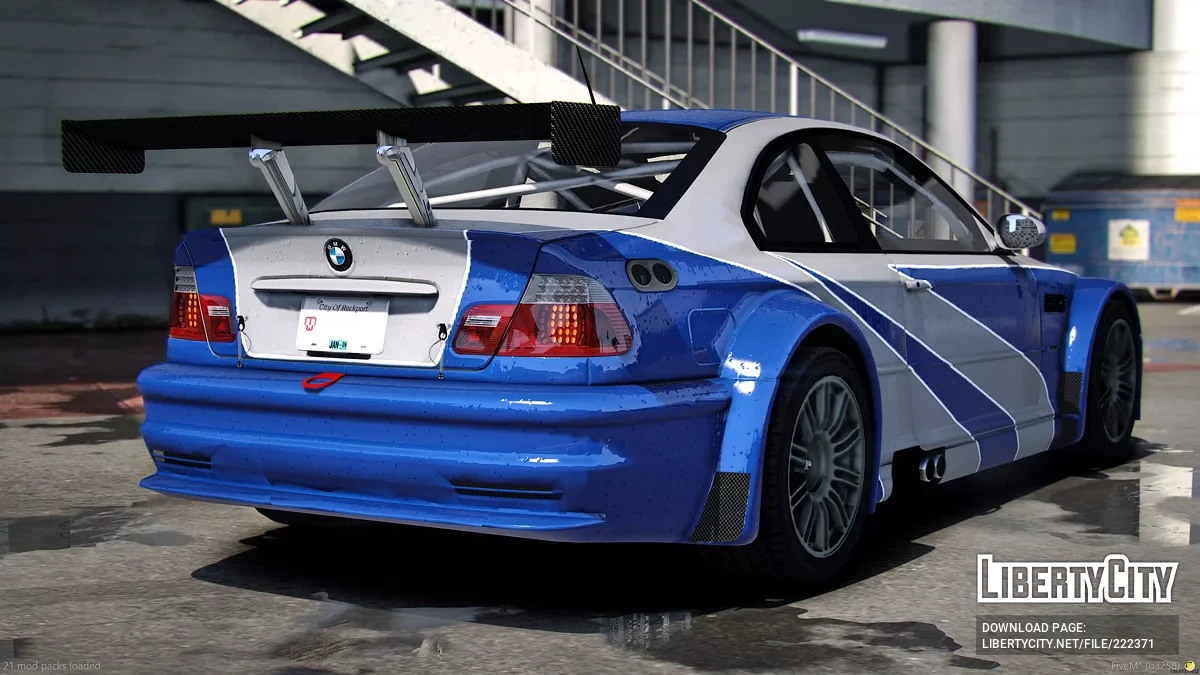 BMW M3 GTR (E46) Most Wanted / GTA 5