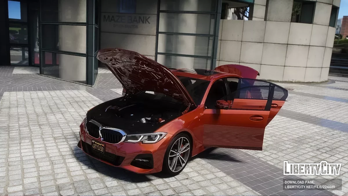 2021 BMW 330i M Sport (G20) [Дополнение Улучшенное/Наследие | Анимированное | С эмблемами/Без эмблем | Тюнинг] 1.0 / GTA 5