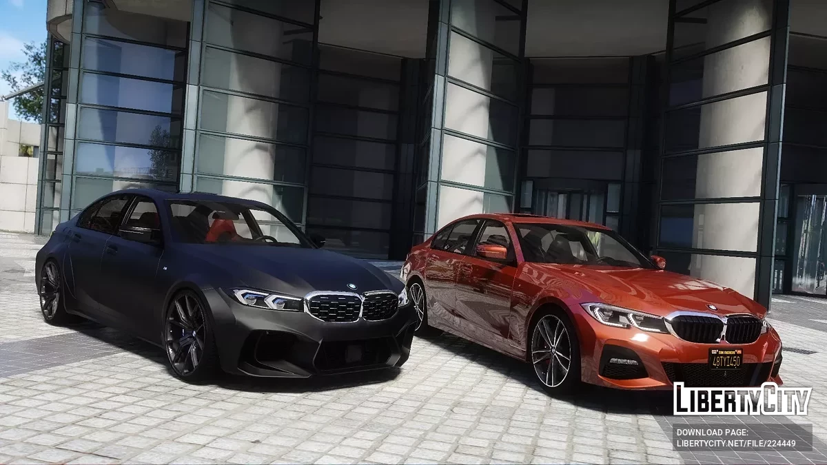 2021 BMW 330i M Sport (G20) [Дополнение Улучшенное/Наследие | Анимированное | С эмблемами/Без эмблем | Тюнинг] 1.0 / GTA 5