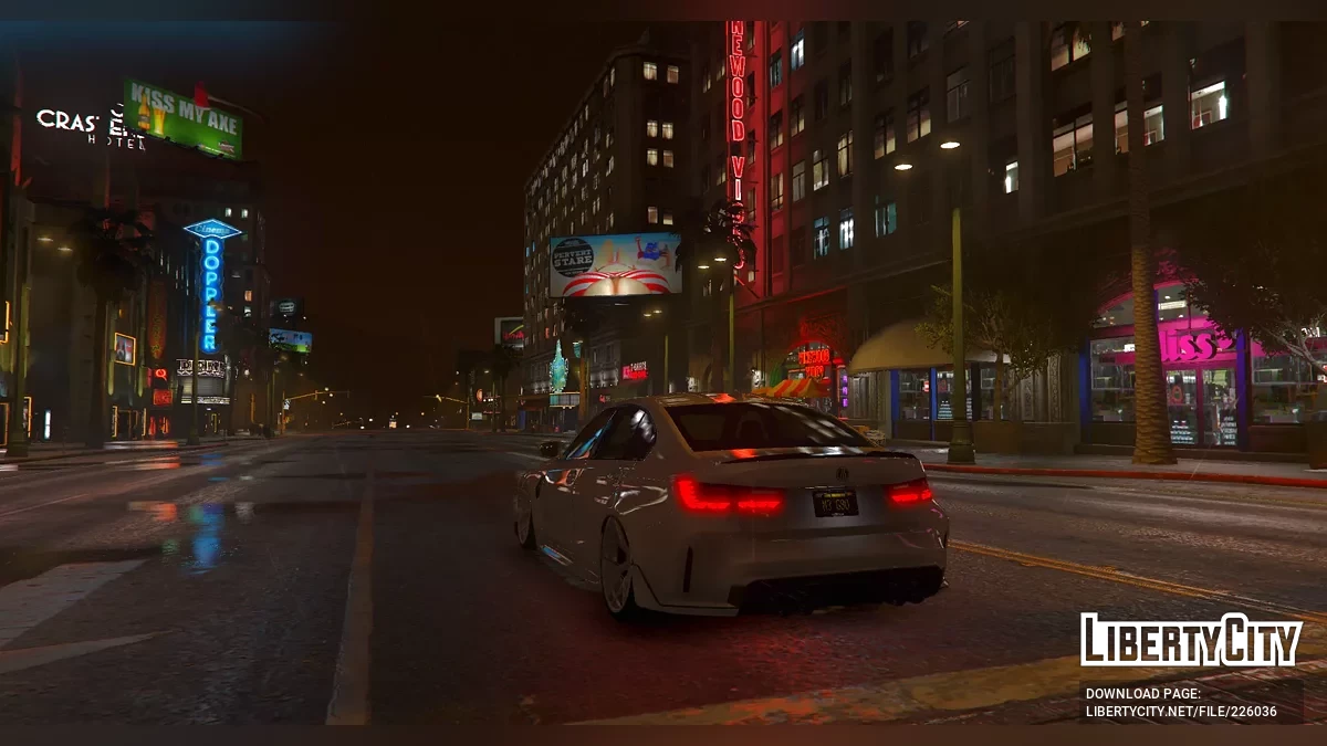 BMW M3 G80 / Lore friendly logos / Fully Debadged / 2025 Headlights / GTA 5