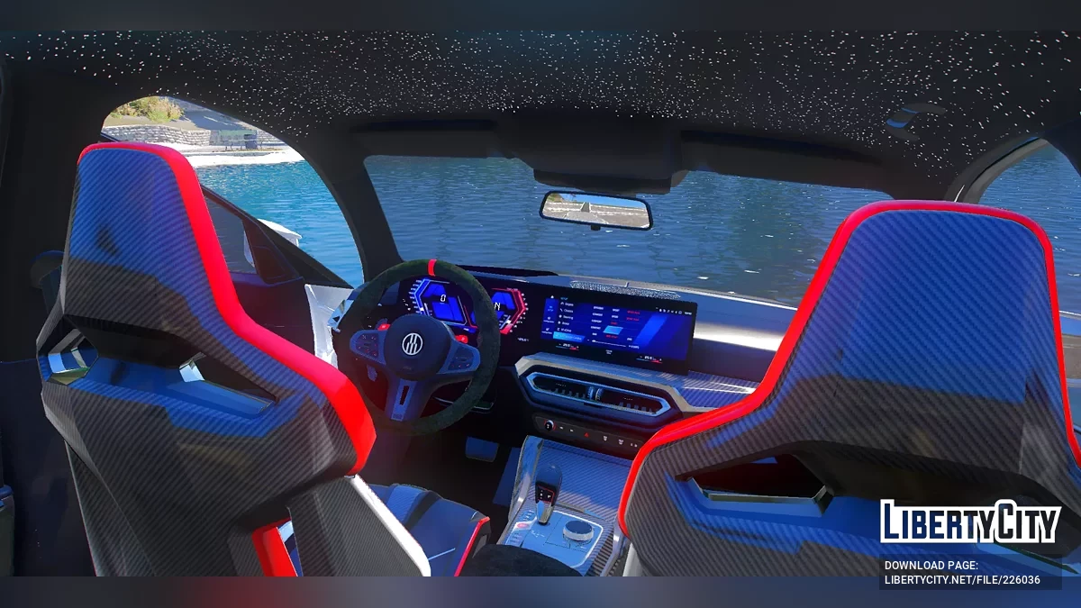 BMW M3 G80 / Lore friendly logos / Fully Debadged / 2025 Headlights / GTA 5