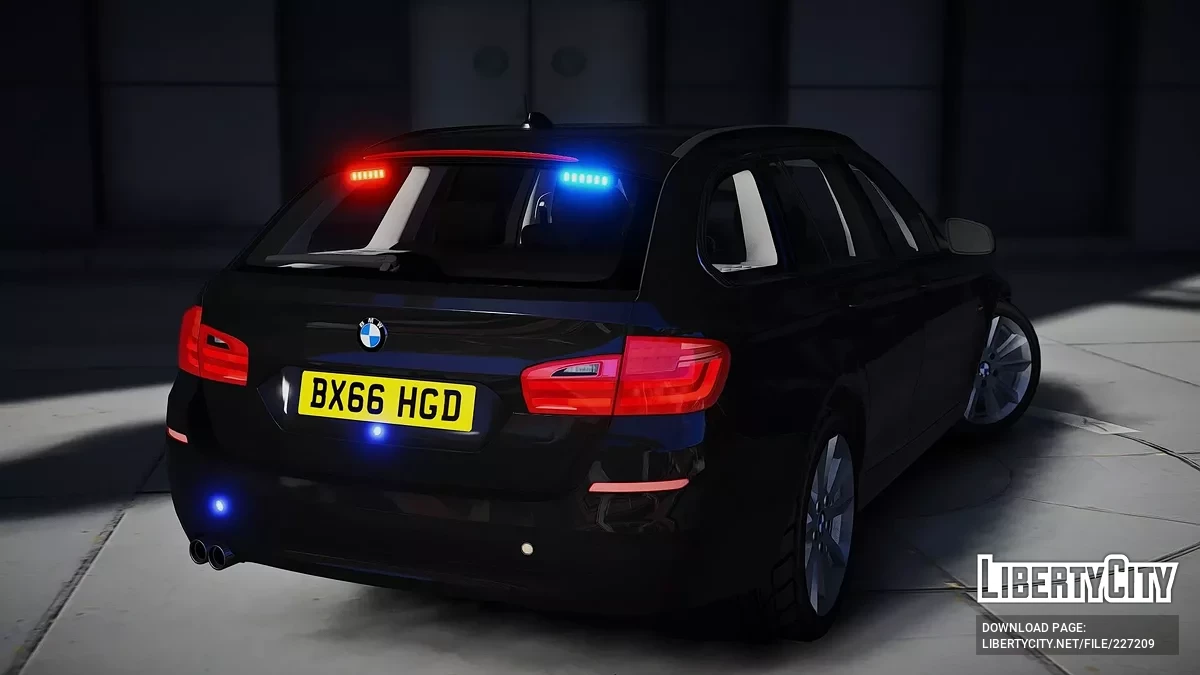 2016 BMW 530D F11 Generic Marked & Unmarked / GTA 5