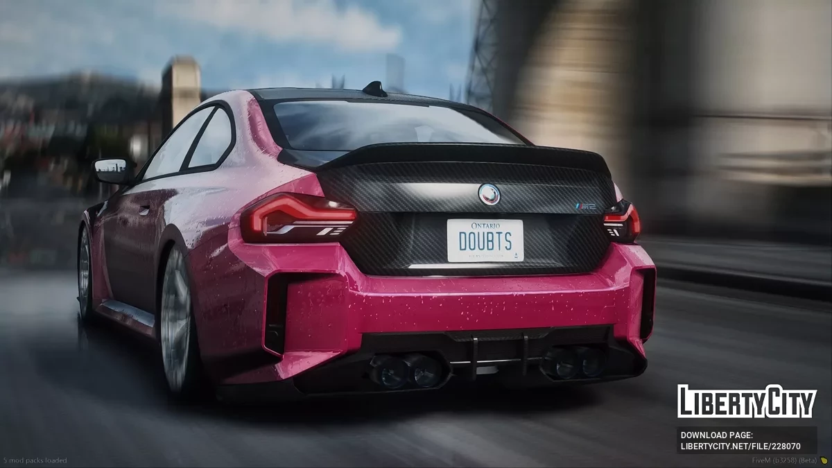 Custom BMW M2 G87 INSPIRED / GTA 5