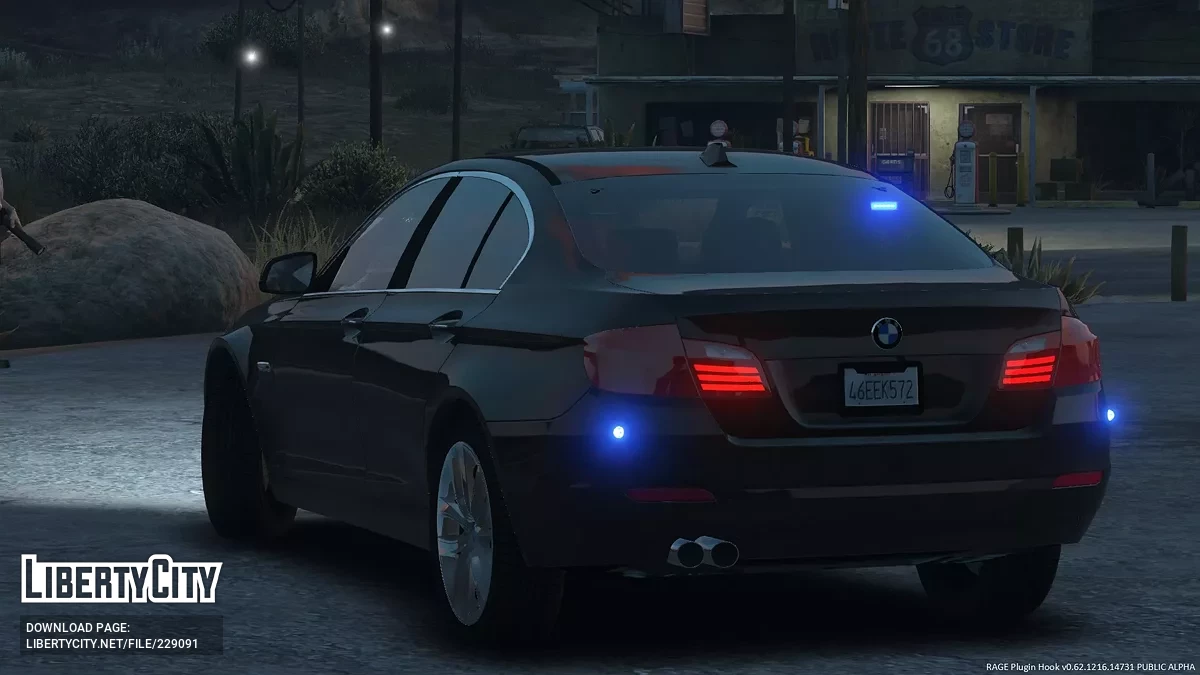 2015 BMW 530XD F10 Unmarked / GTA 5