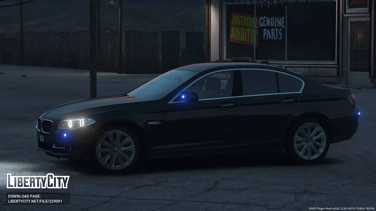 2015 BMW 530XD F10 Unmarked / GTA 5