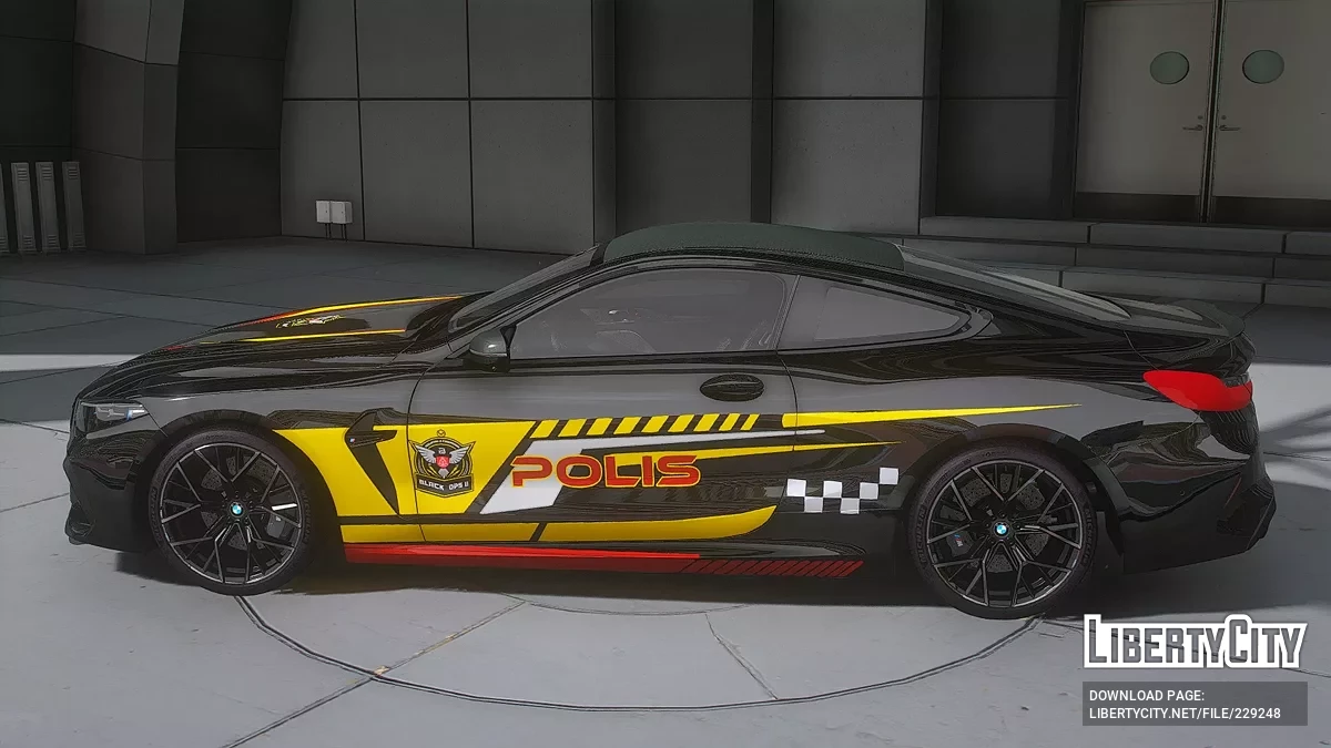 BMW M8 Polis Black Ops / GTA 5