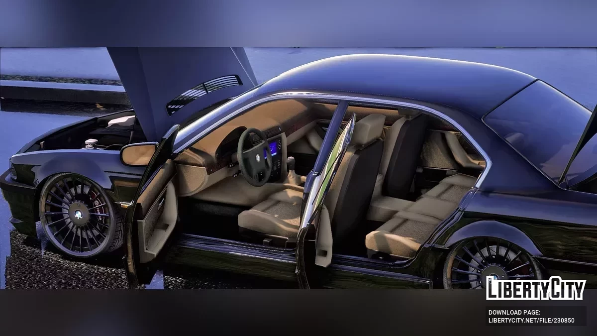 BMW E38 750i Stance / GTA 5