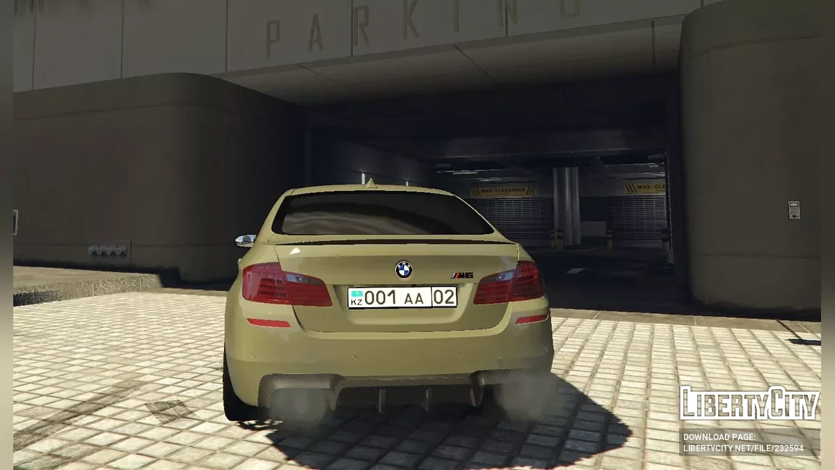 2016 BMW M5 F10 M Performance - Kazakhstan License Plate / GTA 5