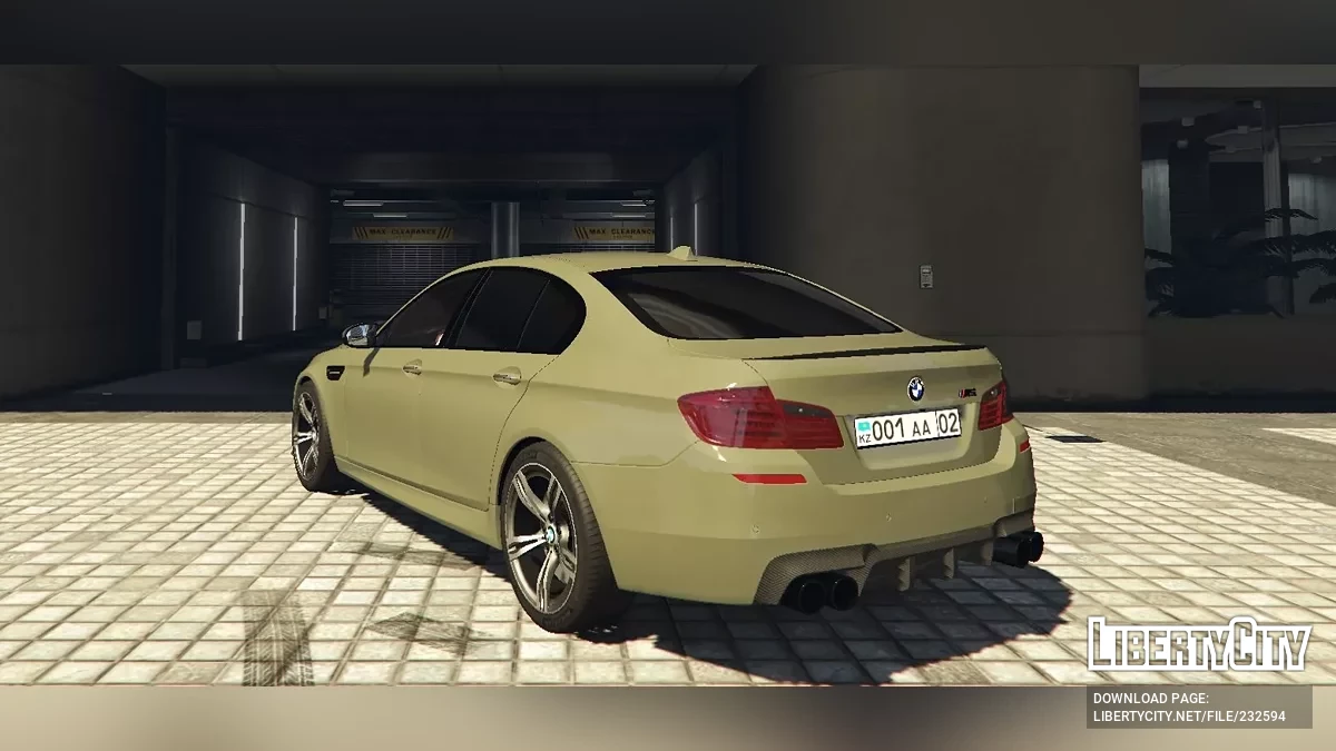 2016 BMW M5 F10 M Performance - Kazakhstan License Plate / GTA 5
