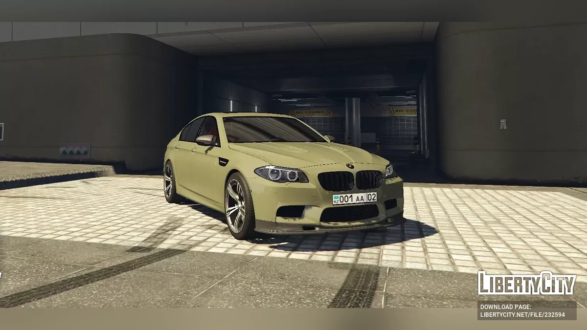 2016 BMW M5 F10 M Performance - Kazakhstan License Plate / GTA 5