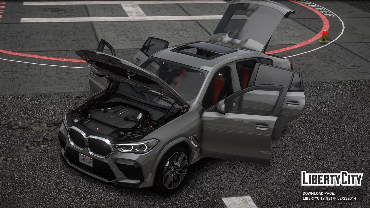 2021 BMW X6 M Competition (F96) v2.0 / GTA 5