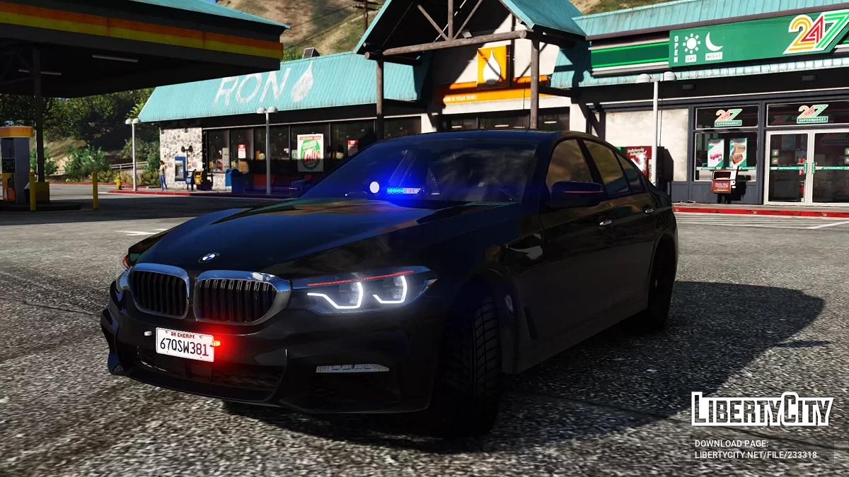 BMW 530d Victoria Police Unmarked / GTA 5
