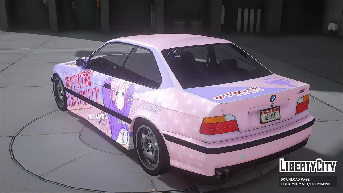 1997 BMW M3 E36 Hime Anyoji Link Like Love Live / GTA 5