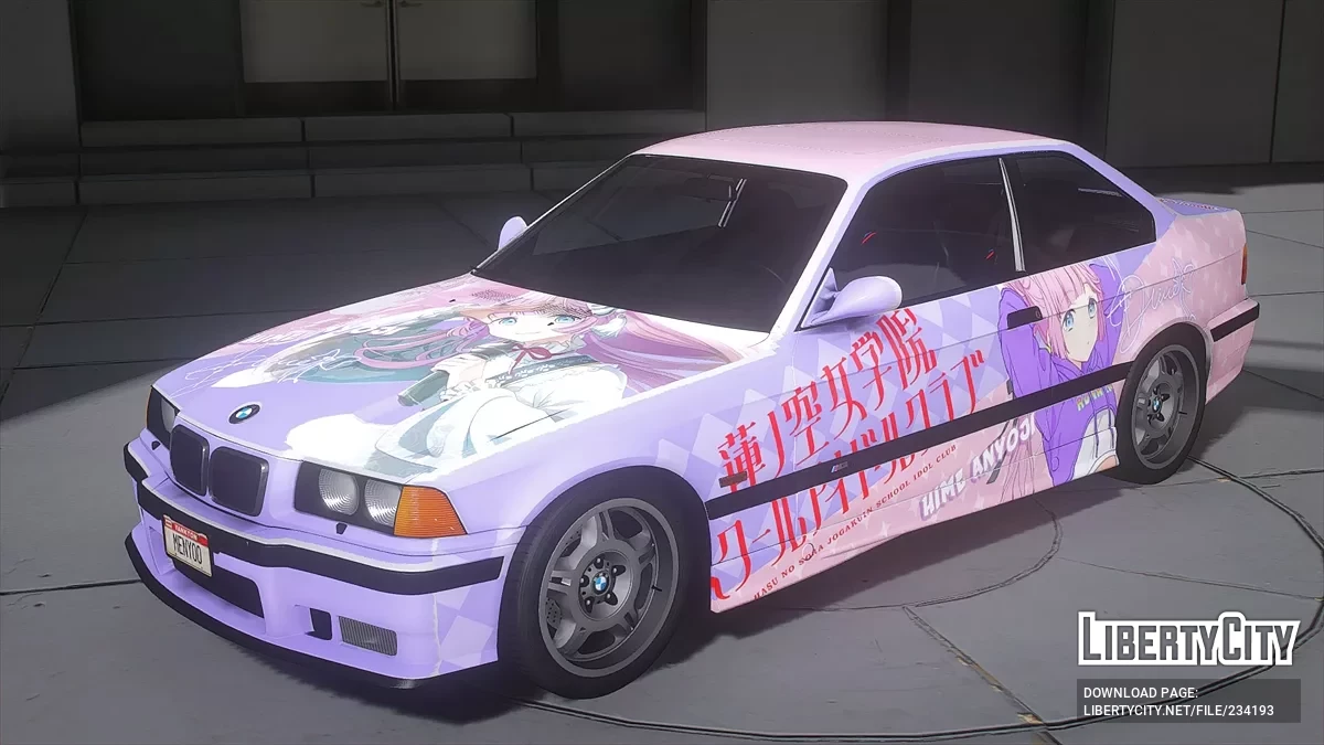 1997 BMW M3 E36 Hime Anyoji Link Like Love Live / GTA 5