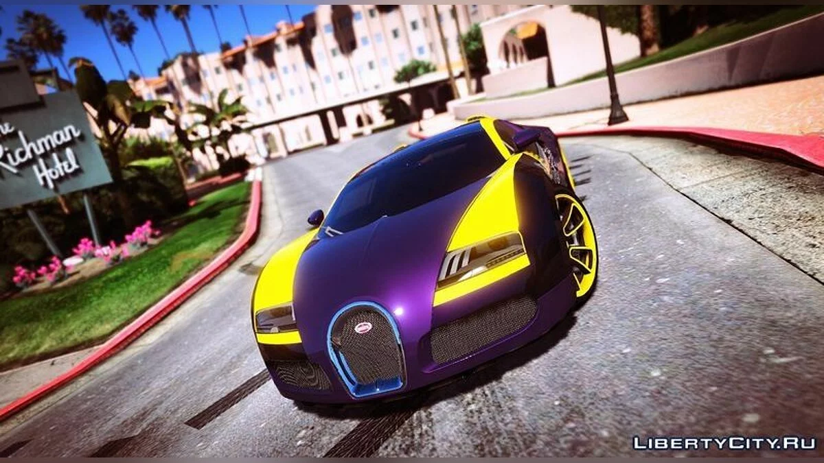 Bugatti Veyron - ( Automatic Spoiler ) / GTA 5