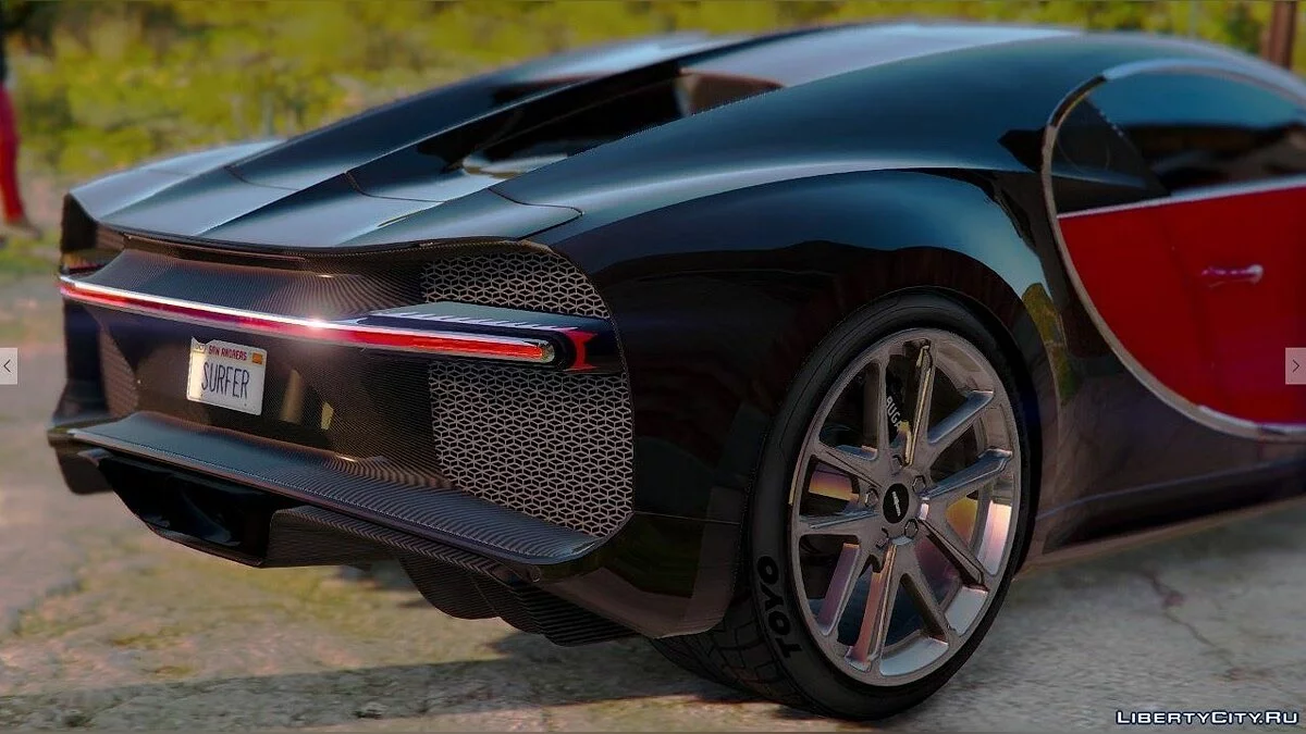 2017 Bugatti Chiron [Add-On / Replace | Auto Spoiler | HQ Interior] 2.0b / GTA 5