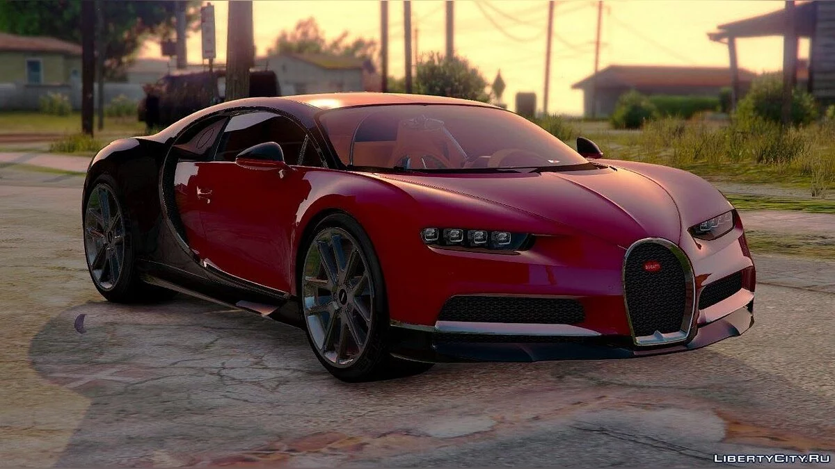 2017 Bugatti Chiron [Add-On / Replace | Auto Spoiler | HQ Interior] 2.0b / GTA 5