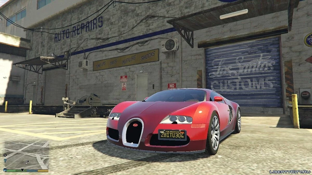 2005 Bugatti Veyron 16.4 [4K | Replace] 1.1 / GTA 5