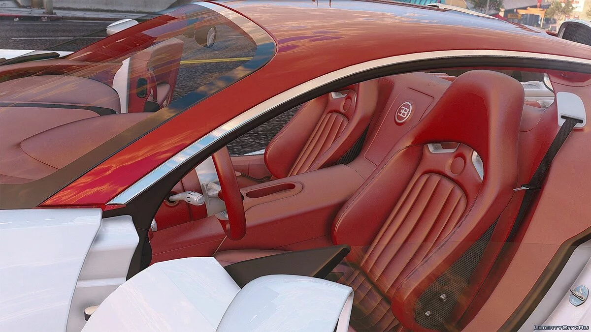 Bugatti Veyron 2009 [Add-On / Replace | Auto Spoiler | Animated] 1.1 / GTA 5