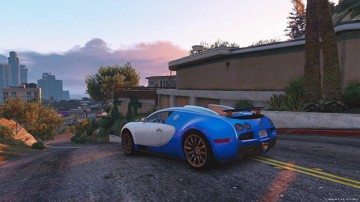 Bugatti Veyron 2009 [Add-On / Replace | Auto Spoiler | Animated] 1.1 / GTA 5