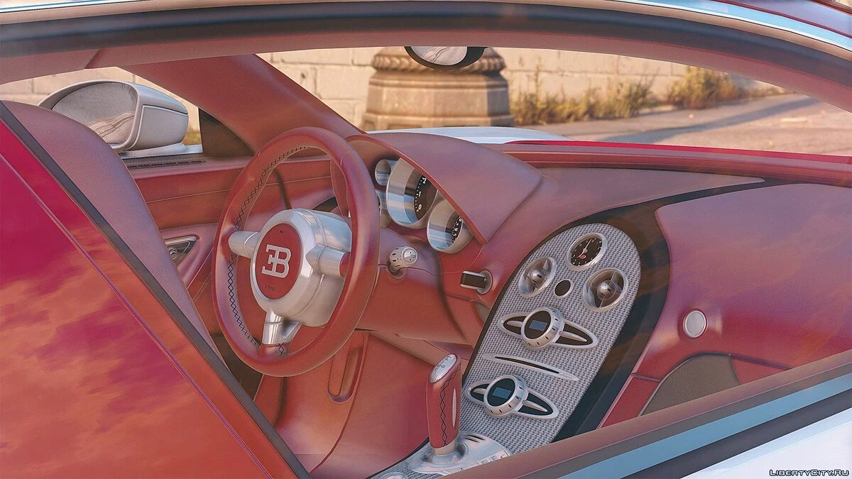 Bugatti Veyron 2009 [Add-On / Replace | Auto Spoiler | Animated] 1.1 / GTA 5