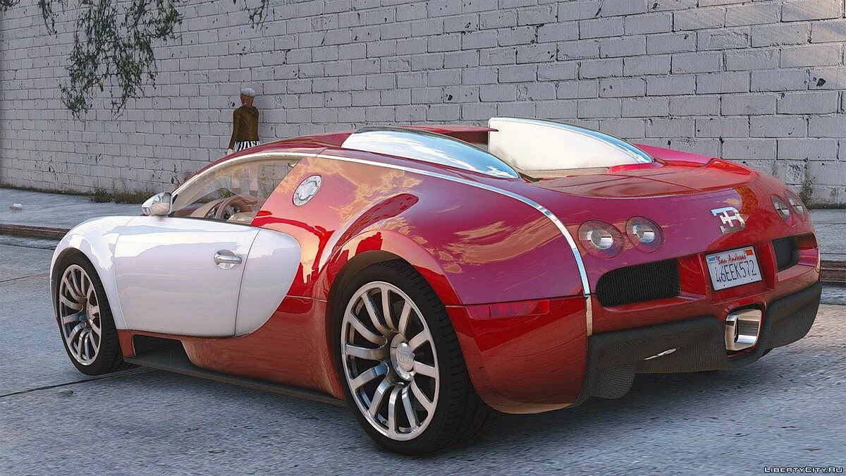 Bugatti Veyron 2009 [Add-On / Replace | Auto Spoiler | Animated] 1.1 / GTA 5