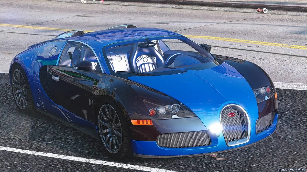 Bugatti Veyron 2009 [Add-On / Replace | Auto Spoiler | Animated] 1.1 / GTA 5