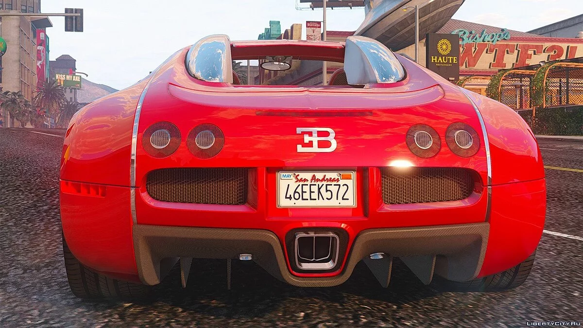 Bugatti Veyron 2009 [Add-On / Replace | Auto Spoiler | Animated] 1.1 / GTA 5